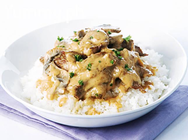 Creamy Beef w/ Mushroom